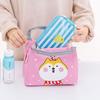 Cute Cartoon Printing Waterproof Insulation Oxford Lunch Bag with Handle for Outsoor Student
