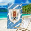 Toalla de Playa con Diseño de Escudo de Club Impreso, Microfibra Súper Suave, Regalo Perfecto Cumpleaños, para Piscina, Playa, Viajes, para familia y amigos