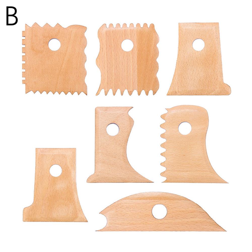 

7Pcs Pottery Tools Pottery Foot Shaper Tools Pottery Trimming Tools Pottery Profile Rib For Carving Clay Molds Clay Ceramics
