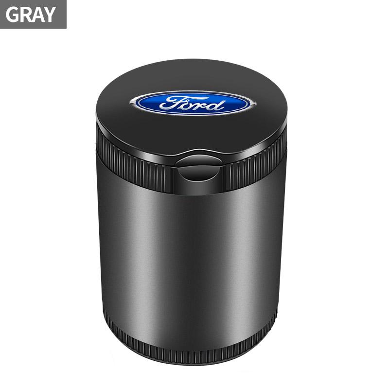 Car Styling LED Ashtray Cigarette Smoke Ash Cylinder Bin Holder With Lid For Ford Mondeo MK1 MK2 MK3 MK4 MK5