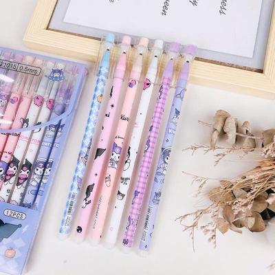 YQiDuo Penna Gel Cancellabile Elf Creativo - Design Carino a Cartone Animato, Ideale per Studenti e Uso Ufficio