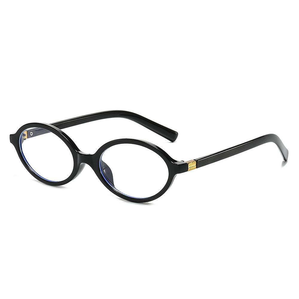 Fashion Small Oval Glasses Frame Women Anti Blue Light Ins Popular Blue Light Blocking Eyeglasses Ladies