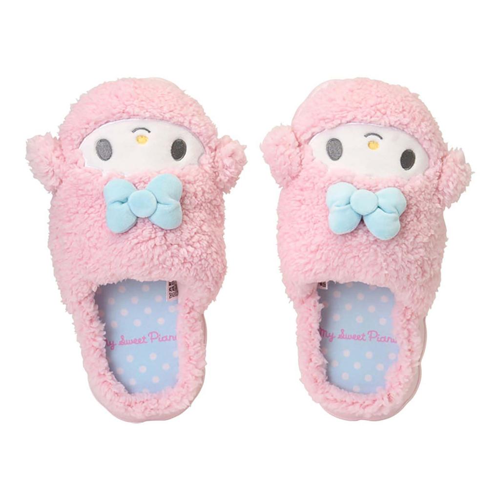 Sanrio My Sweet 274801 Face-Shaped Slippers, Piano,