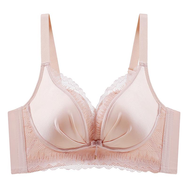 Gathering Bra for Women Anti Sagging Bra Without Steel Ring Breast Collection and Adjustment Bra
