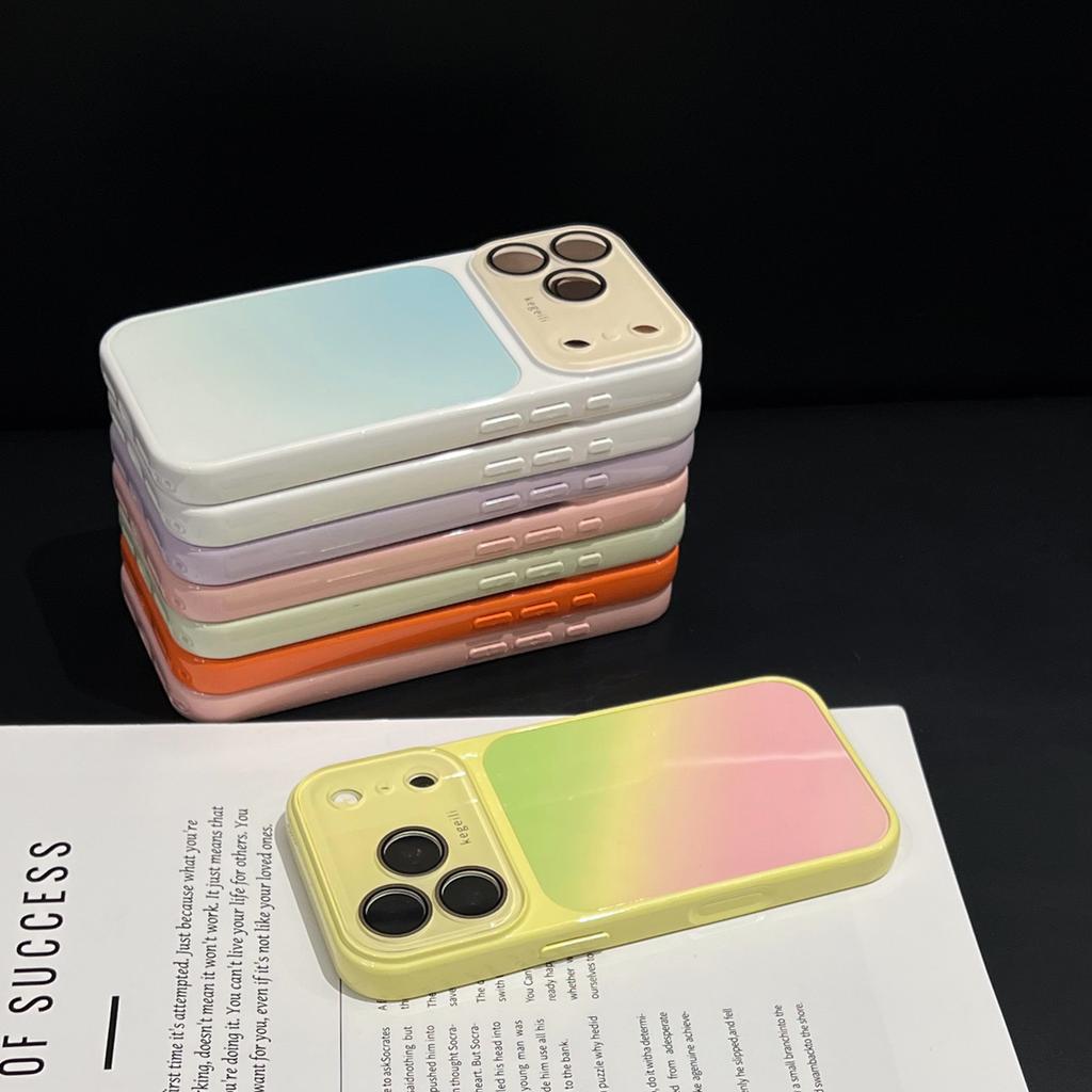 Summer jelly new mobile phone case for iPhone17promax Amazon gradual change Apple mobile phone case