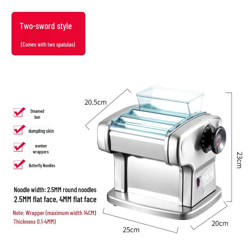 Stainless Steel Multifunctional Automatic Noodle and Dumpling Wrapper Maker