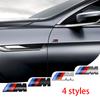 ABS Car Fender Side Emblem Rear Trunk Badge M Logo Sticker For M3 M5 M6 X2 X3 F30 F20 E34 E90 X6 E46 G20 E36 G30 Accessories XGL5