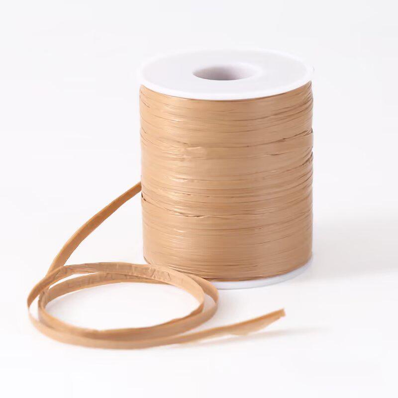 120m/roll Polyester Fiber Thread For Knitting Crocheting Multicolor Grass Thread Sunhat Beach Bag 50g