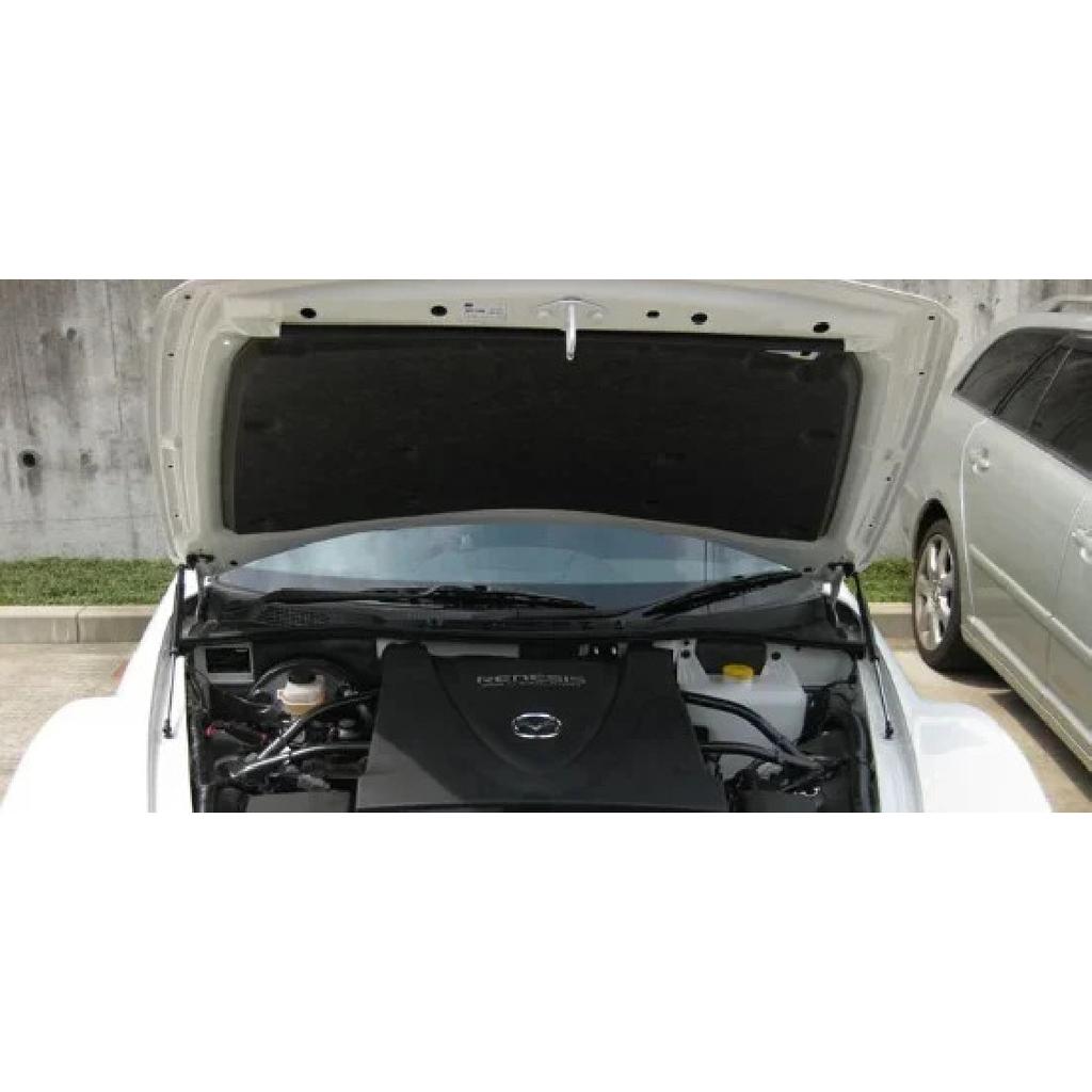 for Mazda RX8 RX-8 2003-2011 Auto Front Hood Bonnet Modify Gas Struts Shock Absorber DamperLift Support 1pair carbon fiber