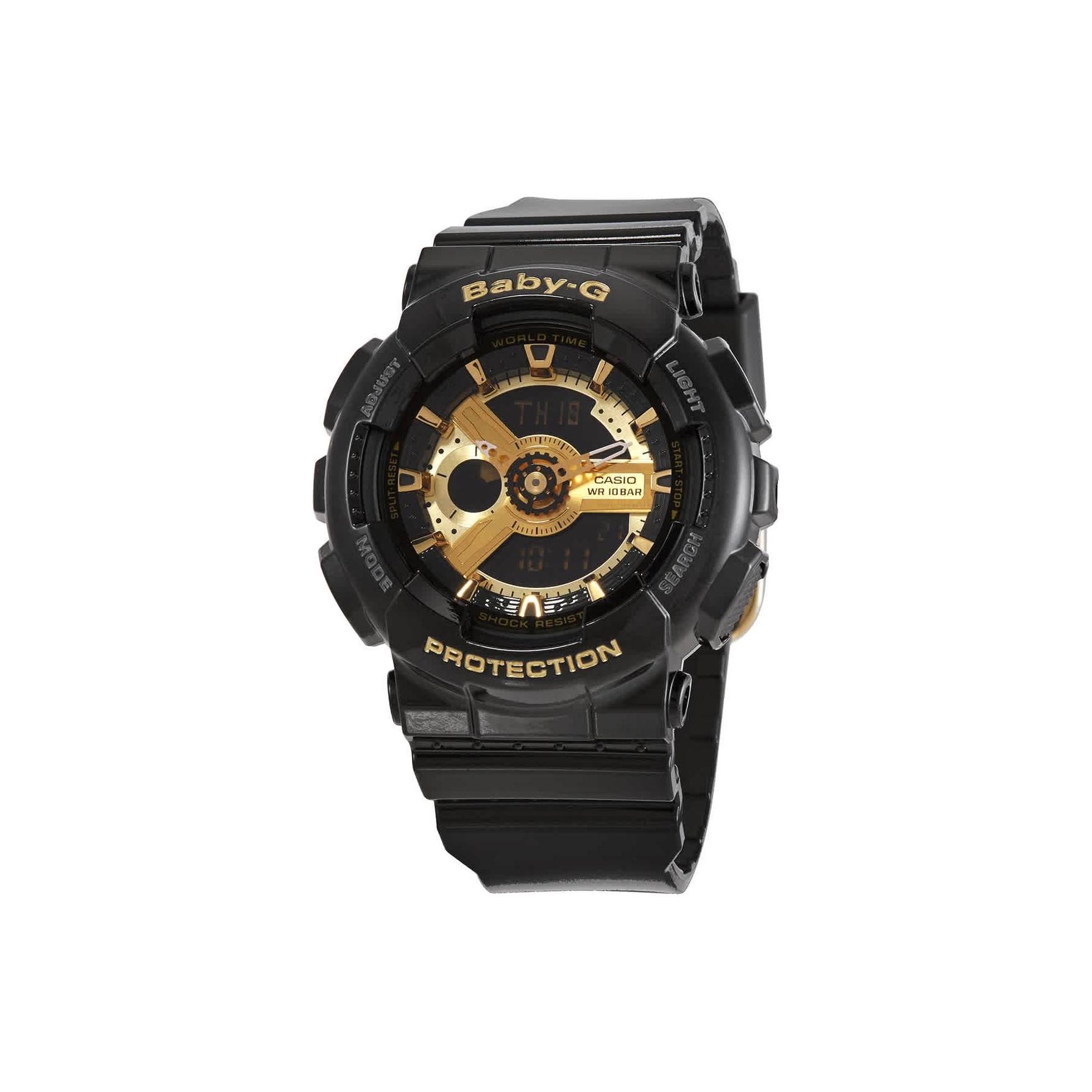 CASIO Women s BABY-G Black Watch BA-110-1A BA-110-1A Black Regular Watch Box