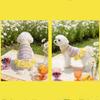 Ruffle Striped Dog Rainbow Striped Skirt Comfortable Dog Cooling Vest Dog Summer Vest  Casual Wear
