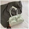 Niche high-end handbag women's new ballet style bow shoulder bag large-capacity commuter armpit bag