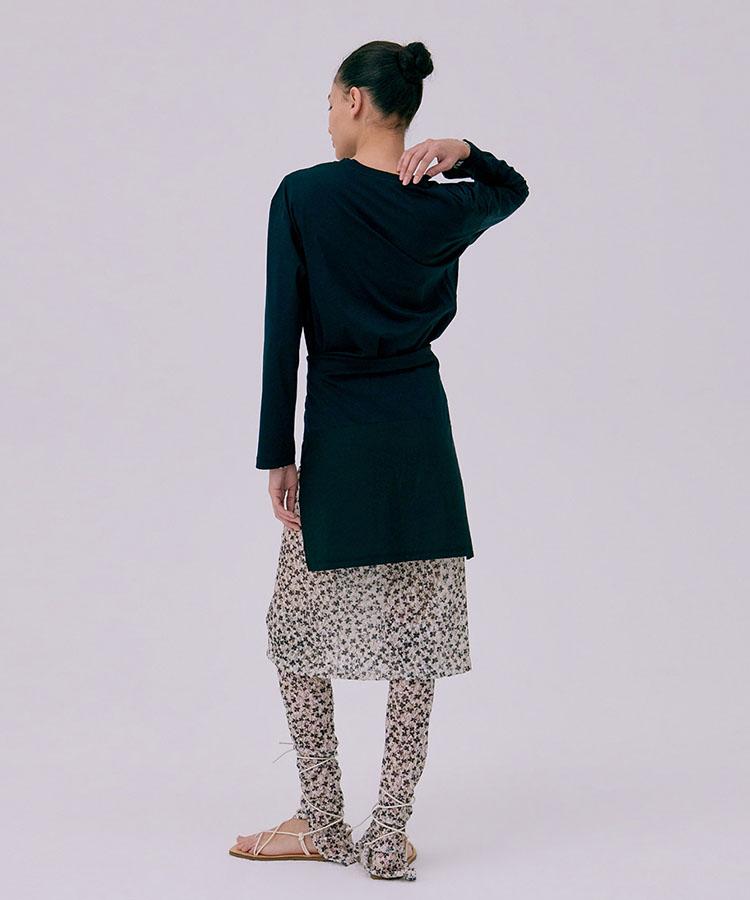 Bundercammer Floral Skirt_Beige