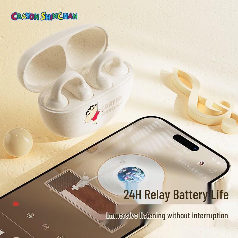 ROCK Crayon Shin-chan EB500 Ear Clip Wireless Earbuds