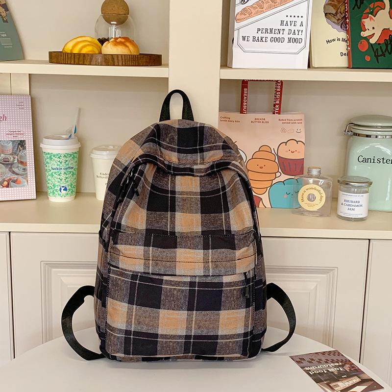 Schoolbag Schoolbag Female College Student 1011 New Autumn and Winter, Japanese Ins Style Retro Large-capacity Junior High School Backpack