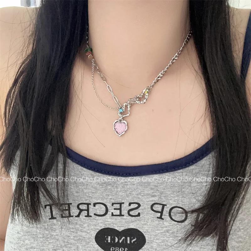 

Cross necklace women s summer light luxury niche design high sense autumn and winter collarbone chain new pendant temperament