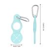 4pcs Portable Silicone Water Bottle Buckle Carabiner Clip Bottle Holder Towel Hanger Backpack Clip Camping Hiking Travel Tools