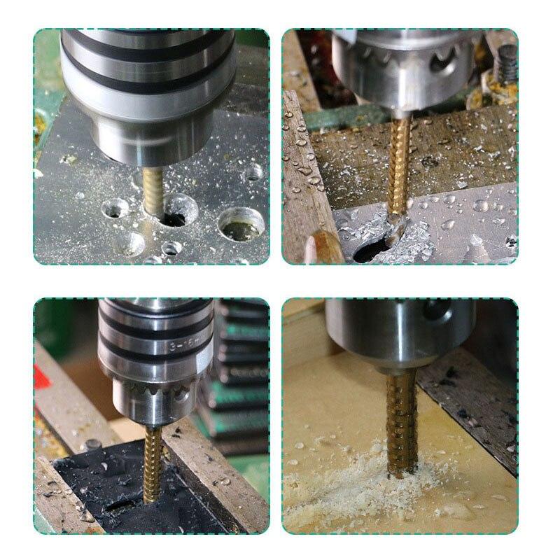 HSS Drill Woodwork Hand Electric Drill Drilling Bit Serrated Twist Drill Wooden Board Expanding and Grooving Tool Set
