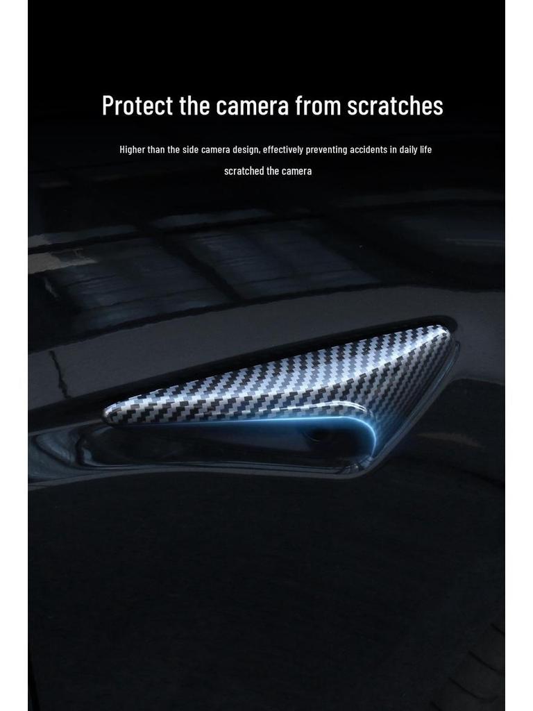 Side Camera Protective Cover for Tesla Model 3/Y Refresh - Huan Ya Accessories