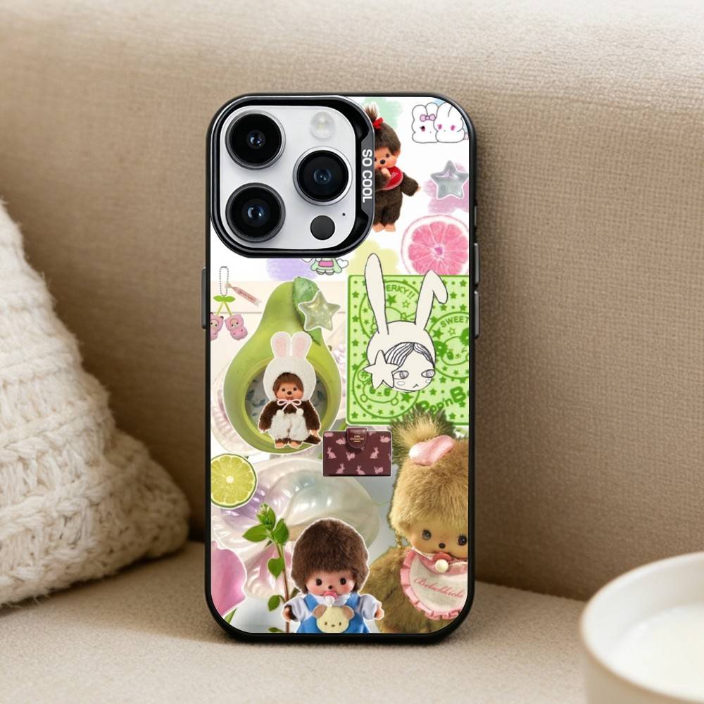

Cute M-monch-hichis Phone Case For iPhone 16,15,14,13,12,17,Pro,MAX Black Matte Shockproof Cover iPhone17air