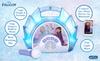 eKids Portable Stereo Karaoke Machine for Girls and Includes Songs from the Movie and a Large Speaker with Perfect for Frozen Includes Songs and Blue