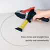Multi Functional Gypsum Board Cutter Dedicated Board Drawing Line Locator Portable Woodworking Tape Measure Tool