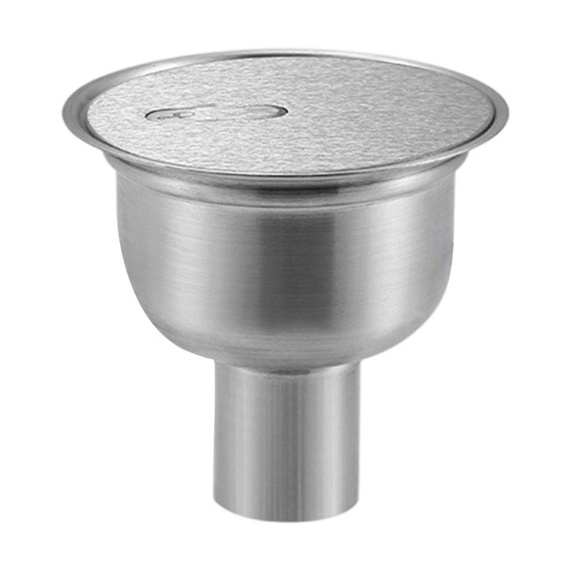 Corrosion Resistant Circular Floor Drain Stainless Steels High Flows Drainage Floor Strainer for DN50/DN75 Drainage System