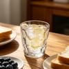 238ml/308ml Wine Glass Honeycomb Patterned Glass Cup Cocktail Glass Household Transparent Water Bottle Juice Tea Cold Drink Mugs