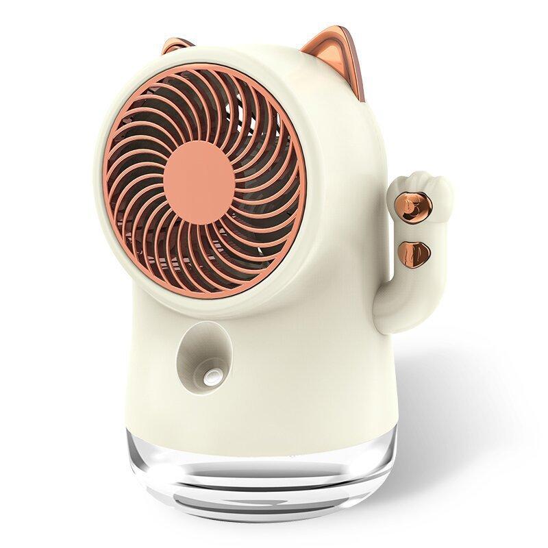 

Мини-вентилятор Desop, USB перезаряжаемый уличный охладитель для путешествий, спрей для увлажнения, портативный электрический вентилятор, летние охлаждающие приборы