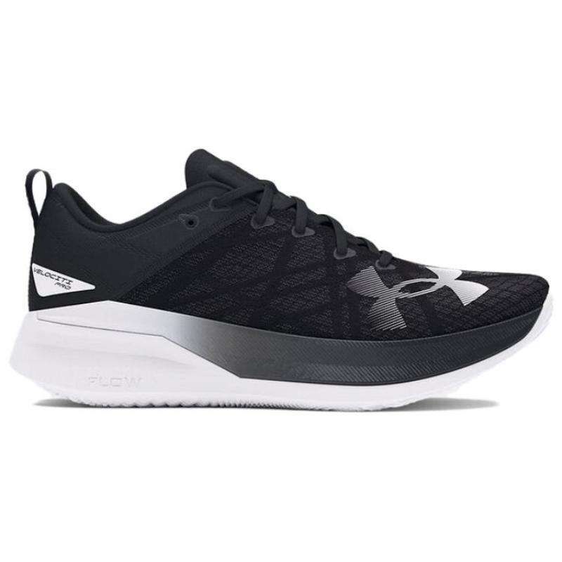 Under Armour VELOCITI PRO Nízké závodní běžecké boty Unisex Černé Bílé Tenisky 3027560-002