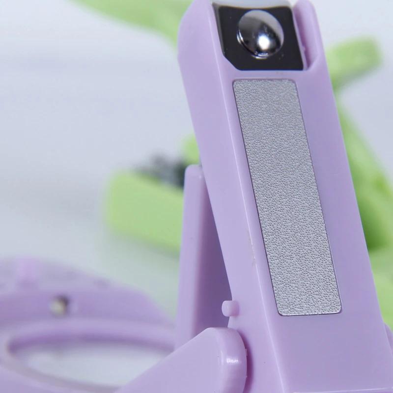 High Qualit LED Light Magnifier Nail Clippers LED Magnifier Illuminated Cutters Home Practical Multi-Function Nail Clippers