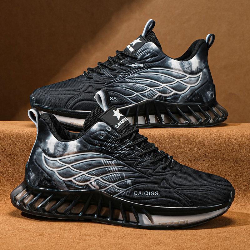 

Blade sneakers men s outdoor wear-resistant non-slip mesh running shoes breathable versatile casual street shooting student shoes 45