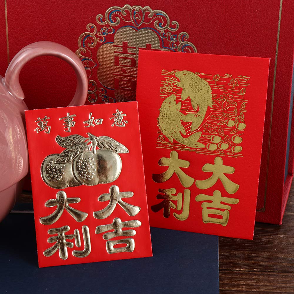 Chinese Wedding Best Wish New Year Money Pockets Blessing Pockets Mini Red Envelope Spring Festival