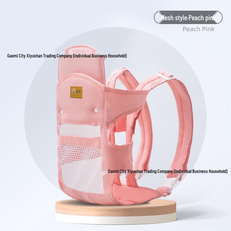 Four-Season Baby Carrier for Cycling: Dual Horizontal & Front/Back Use, Soothes Baby To Sleep Hands-Free.