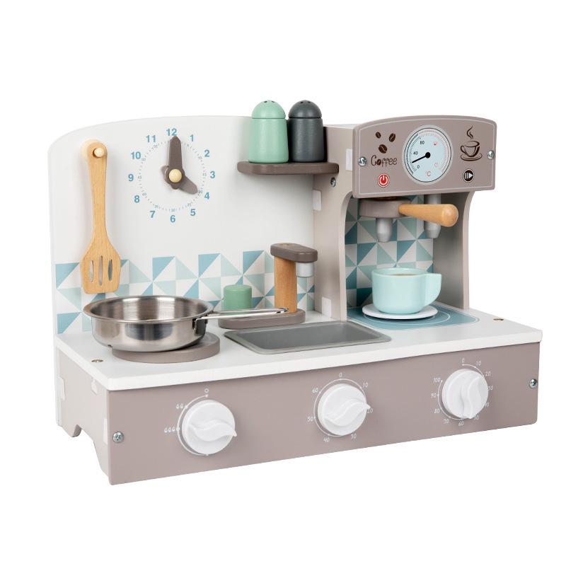 Wooden Pretend Play Kitchen Stove for Children's Early Education and Role Play in Kindergarten