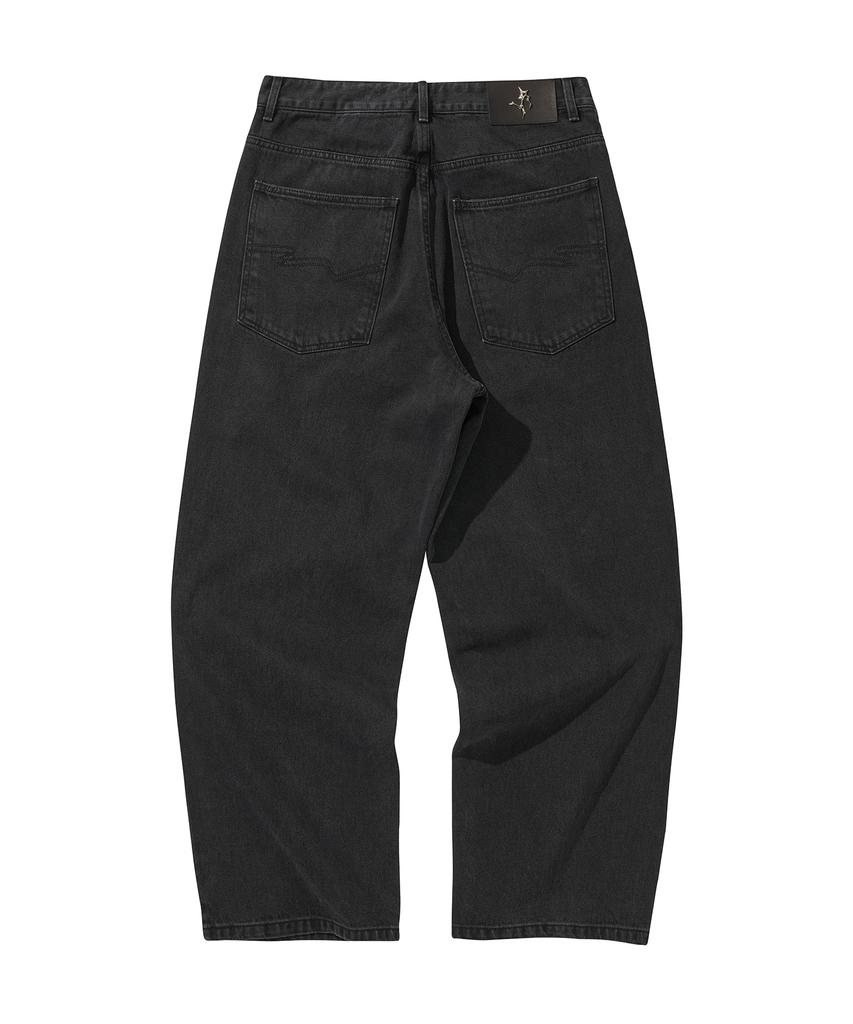LIBERE Baggy Denim Pants / Black