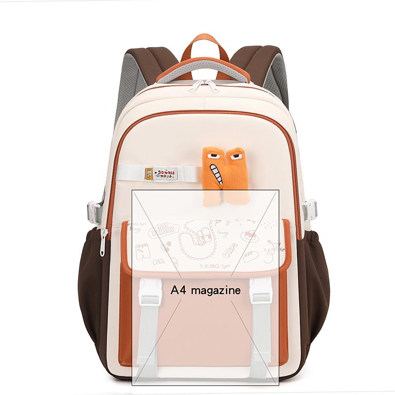 Student Light Schoolbag Grade 3-6 Large Capacity Backpack For Boys Girls Ridge Protection Backpack