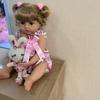 55CM NPK Reborn Baby Toddler Girl Princess Doll Lifelike Very Soft Full Body Silicone Doll Bath Toy