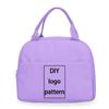 New Customized Images Bento Bag Kids  Y2K Insulated Lunch Box Bag Office Worker DIY Logo Pattern Lunch Bags