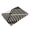 Geometric Striped Printed Linen Placemat Fruit Bowl Meal Plate Mat for Home Party Dining Tables Wedding Kitchen Banquets Decor