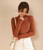 2024 Autumn/Winter Maternity Ruffle Neck Nursing Sweater - Stylish, Warm, Versatile Postpartum Wear