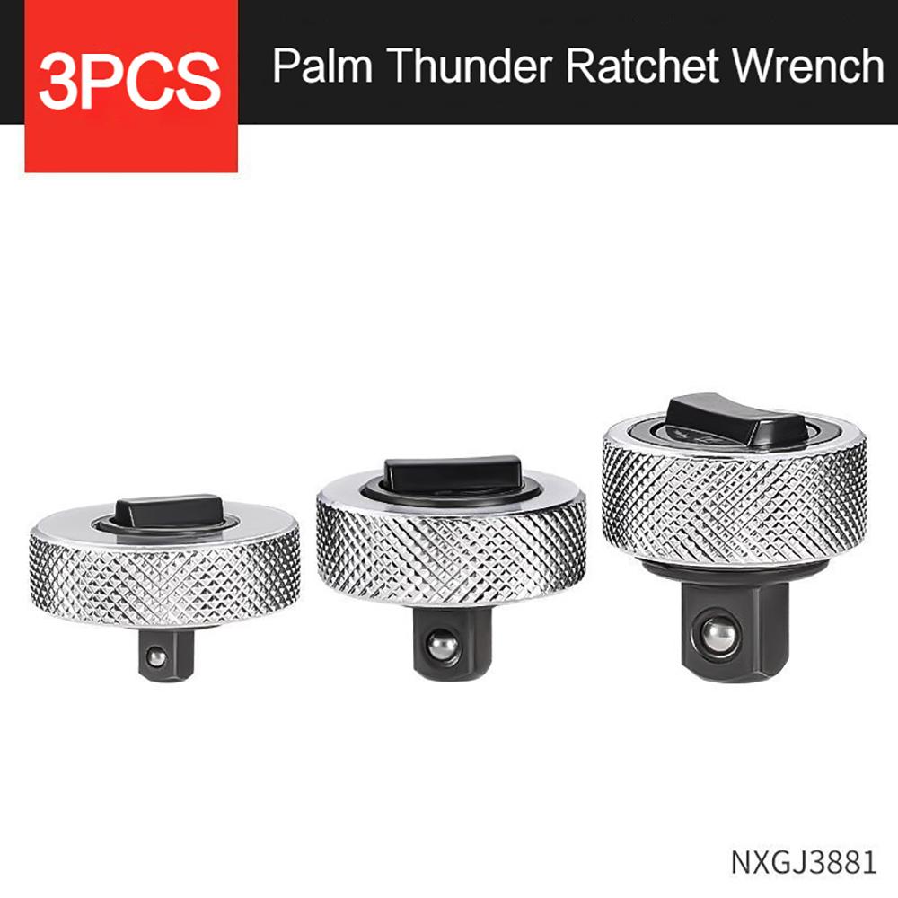 1/2 3/8 1/4inch Mini Ratchet Socket Wrench Set Carbon Steel Ratchet Socket Finger Reversible Thumb Wheel Socket Wrench Tools