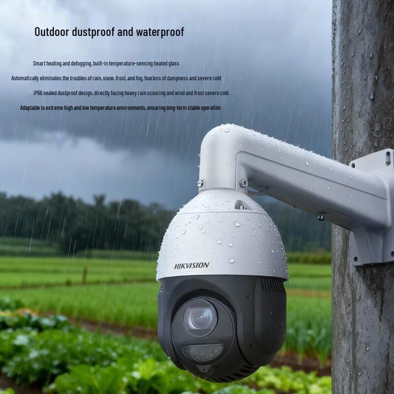 HIKVISION 4G Solar 4MP PTZ Security Camera with 25x Zoom & 256GB Card CN plug (adapter included)