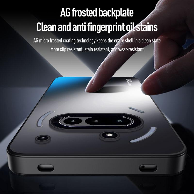 AG Matt Støtsikkert Deksel For Nothing Phone 3A Pro 2A Plus Phone 3 2 1 Frostet Hard Støtfanger Telefondeksler Anti-fingeravtrykk