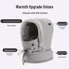 Unisex Fleece-Lined Windproof Balaclava Scarf for Cold Weather
