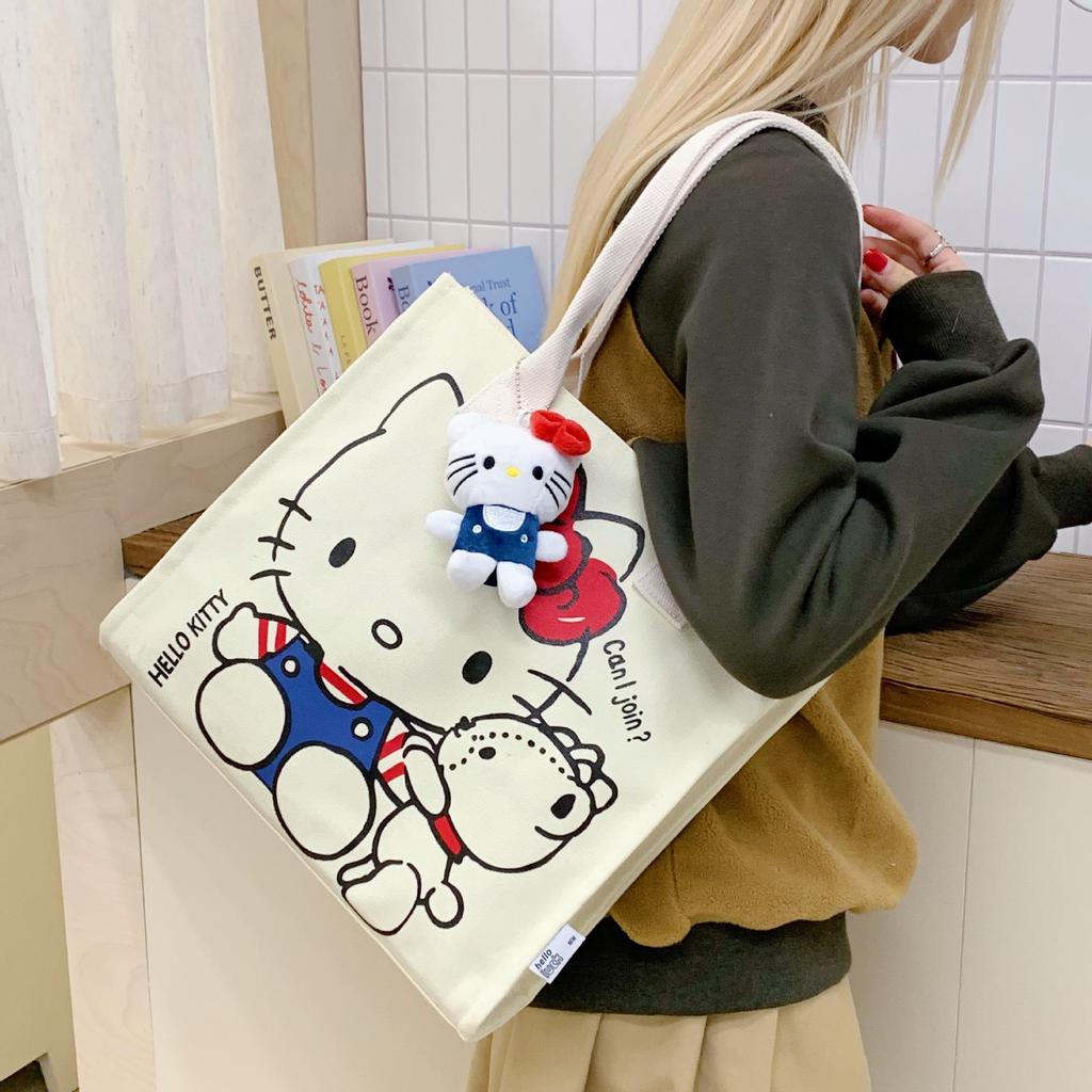 Student Tutoring Canvas Tote Bag - 2025 New Women's Large-Capacity Shoulder Bag for Commute & Versatile Use.