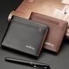 New Men's Wallet European American Short Horizontal