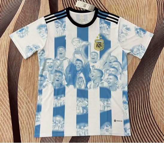 2022 World Cup national team Brazil Argentina training jersey Italy France Japan football jersey S