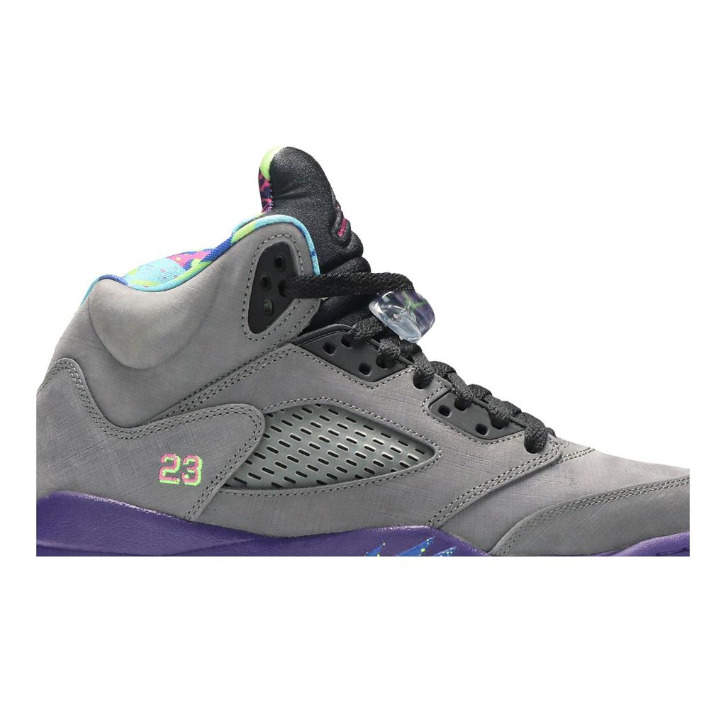 Air Jordan 5 Grade School 'Bel-Air' (Unisex) Cool Grey / Club Pink-Court Purple-Game Royal Kids' Basketball Shoes 621959 090