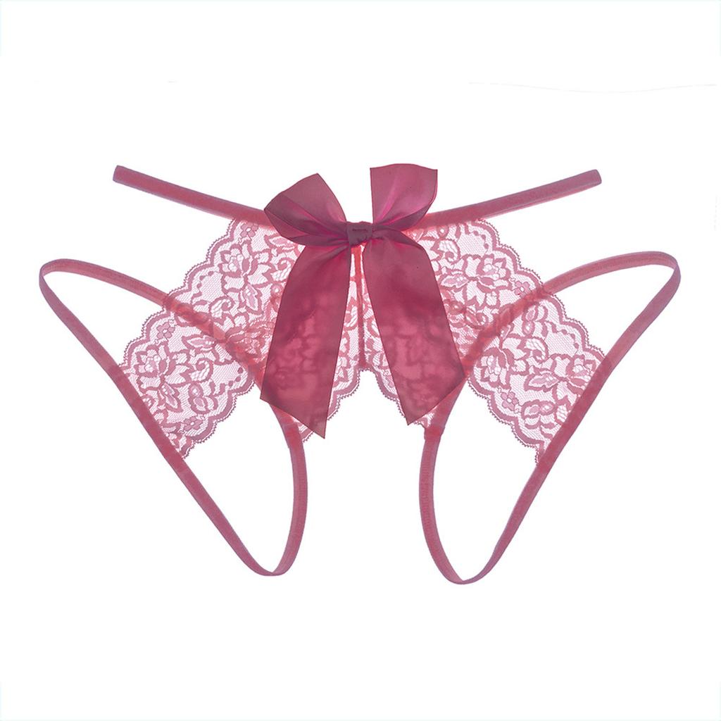 Women's Ladies Sexy Lace Sling Bra Panties Mesh Stitched Lace Pendant Butterfly Four-piece Split Sexy Suit